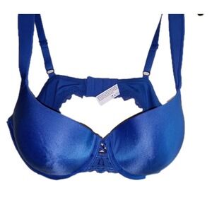 Maidenform Self Expressions Lined Full Coverage Bra 36C 05071 Colbalt Blue